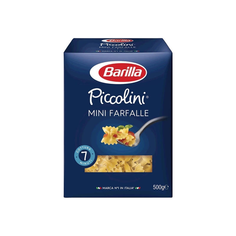 Barilla Mini farfalle Piccolini 500g  Buy Online  Short Pasta